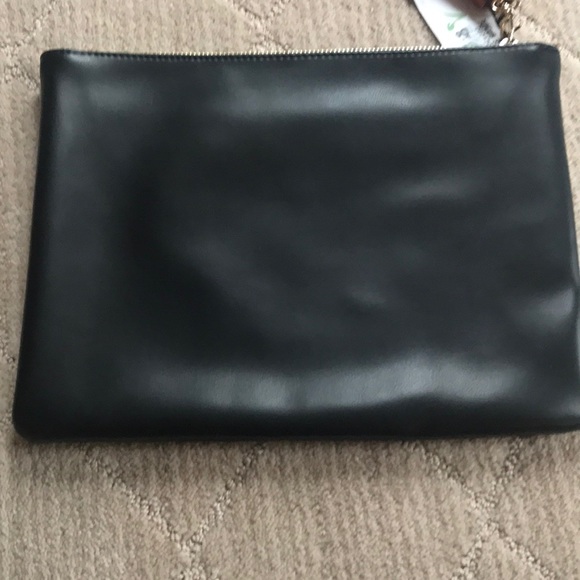 Fun fringe brand new black clutch with tassels! - Picture 2 of 5